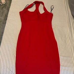 Red dress
